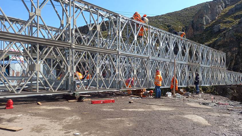 Instalación de puente