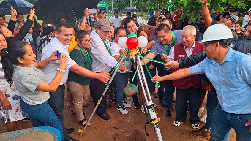 San Martín: Inician construcción de drenaje pluvial en La Banda de Shilcayo