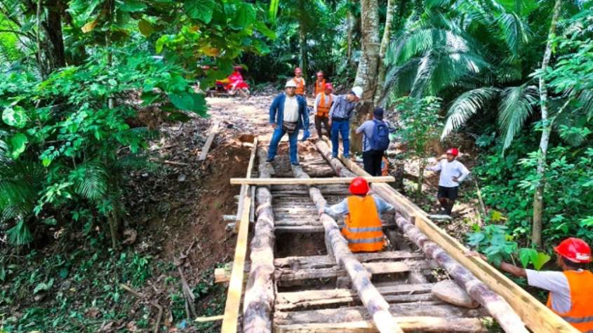 Rehabilitan caminos en 52 comunidades de Loreto con inversión de S/ 2.9 millones