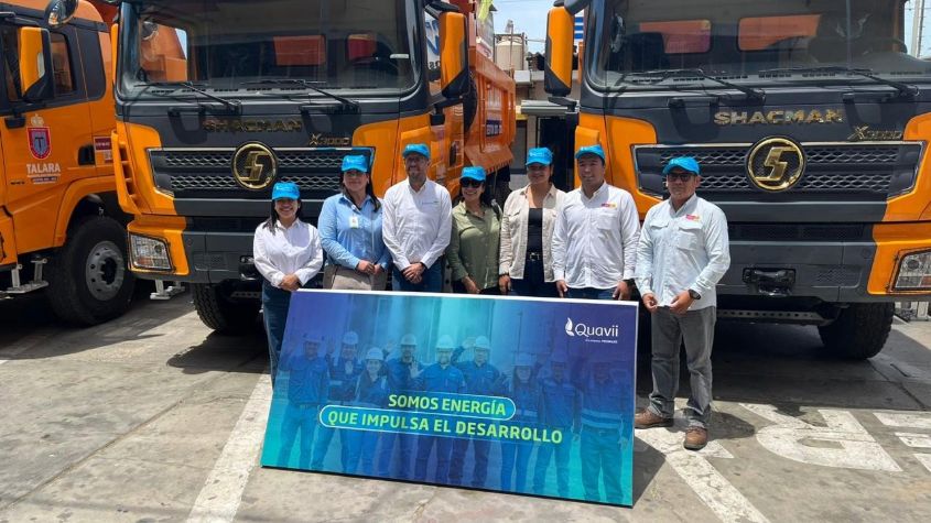 Quavii entrega maquinaria para mejorar la gestión ambiental en Talara