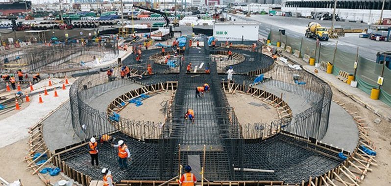 Construcción de 12 silos de granos en Muelle Norte del Callao registra un avance superior al 40%