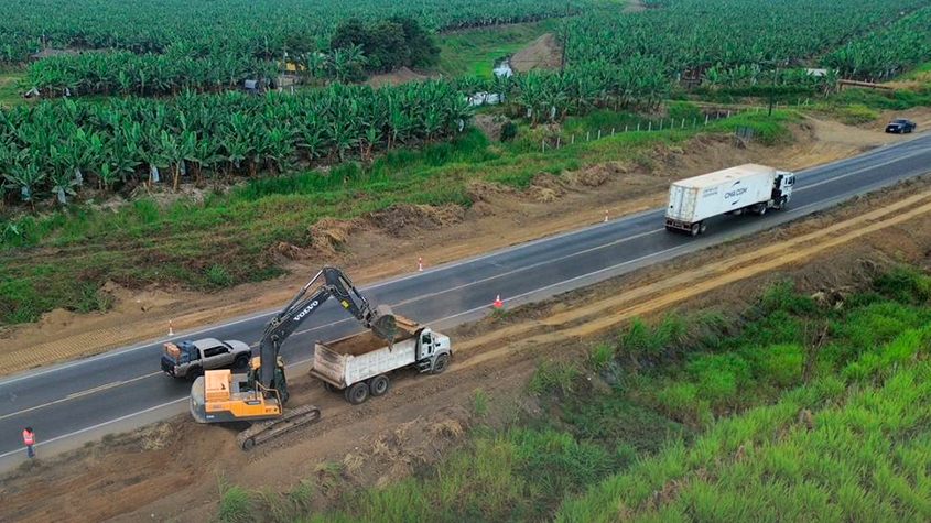 Ecuador: Inician rehabilitación del corredor vial E25 Buena Fe – Jujan en Los Ríos