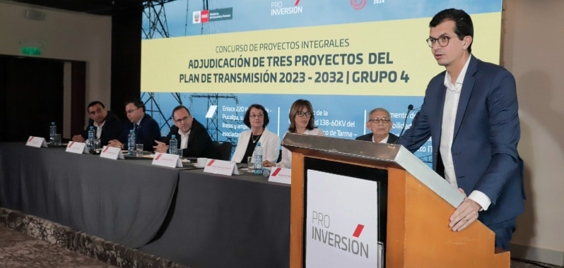 Adjudican tres proyectos eléctricos que beneficiarán a Áncash, Junín y Ucayali