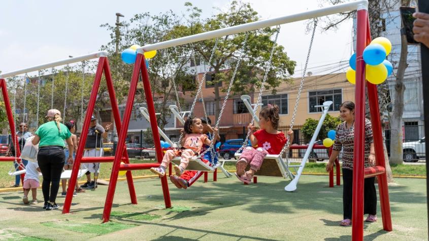 SIDERPERU y PNP inauguran nuevo parque recreativo en el Rímac