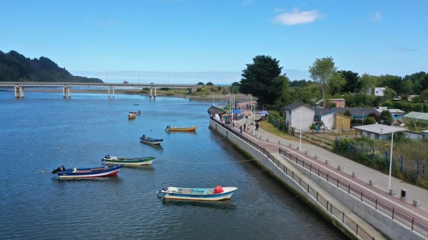 Chile: Inauguran borde fluvial de Mehuín en Valdivia