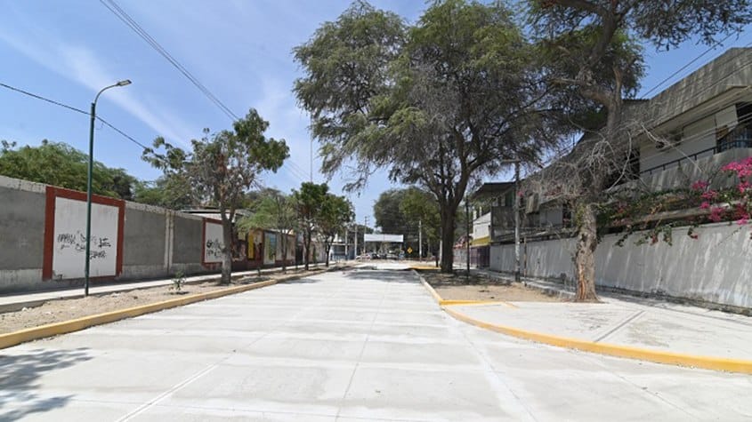 Piura: Obra de remodelación de la Av. Cushing a punto de culminar