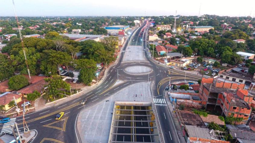 paso a desnivel en paraguay