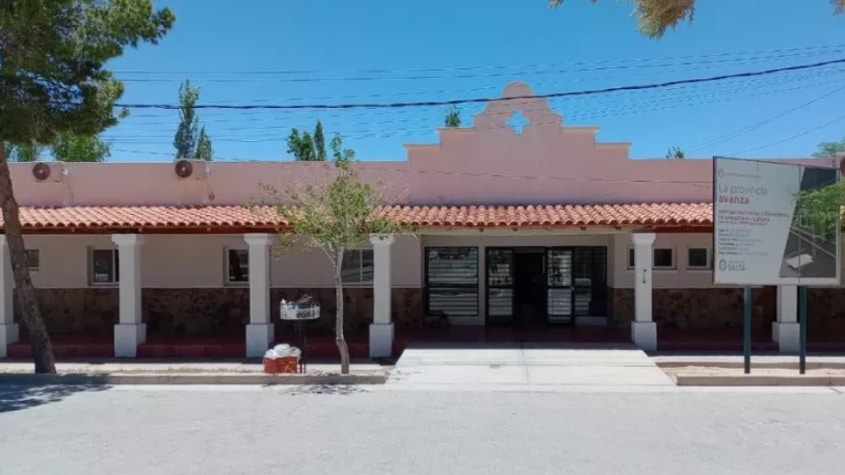 fachada de hospital en Angastaco