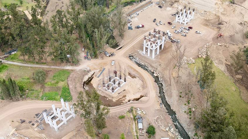 Ecuador: Paso Lateral de Guaranda registra avance del 55%