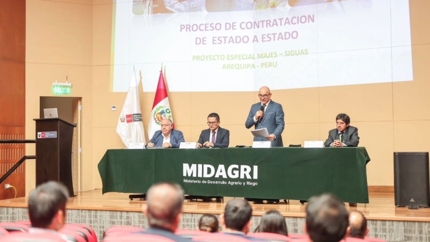 Estados interesados en proyecto Majes Siguas realizarán visitas técnicas
