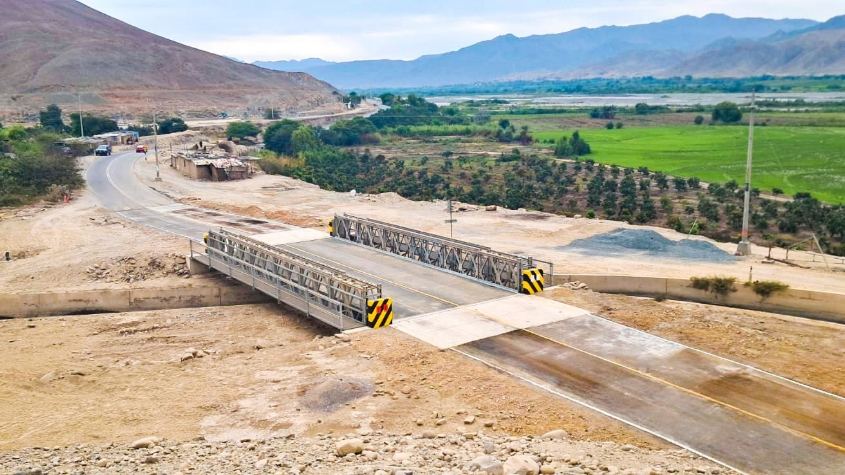 MTC construye puente que conecta Áncash, La Libertad y Huánuco