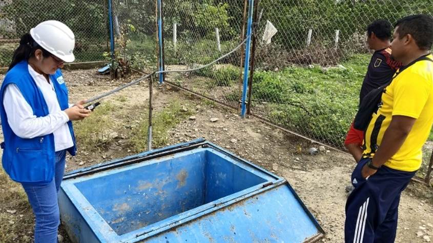 Sunass fiscaliza servicios de agua potable y saneamiento en Tumbes