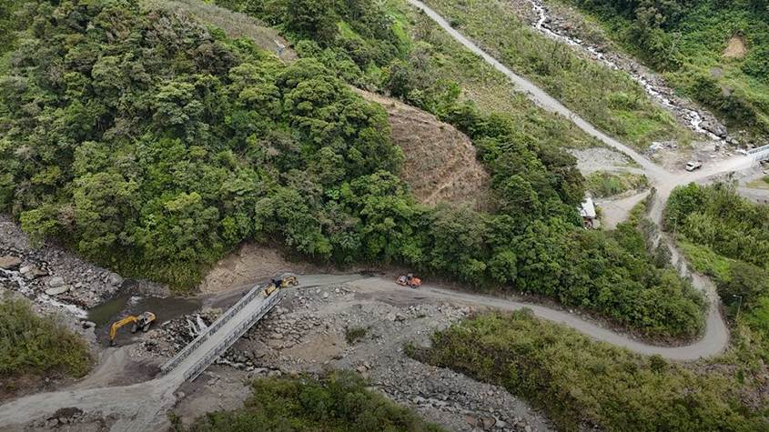 Ecuador: MTOP entrega dos puentes Bailey en Ulba