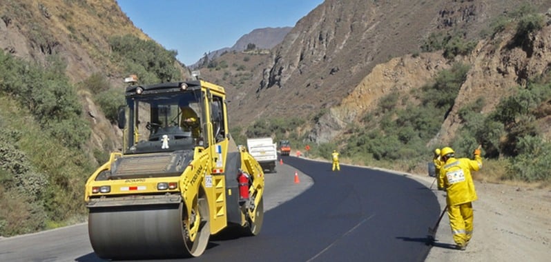 asfaltado de carretera