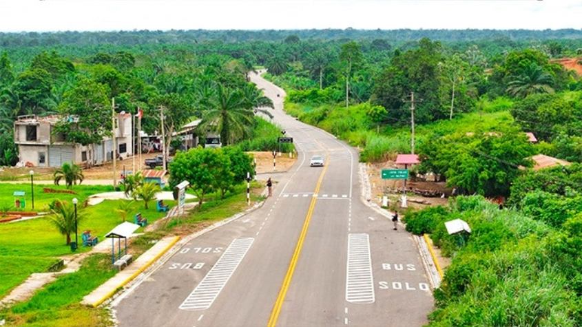 MTC inauguró renovada carretera departamental Neshuya – Curimaná en Ucayali
