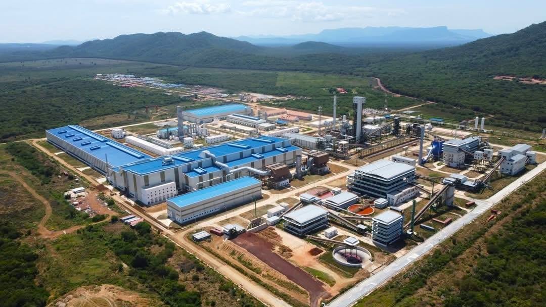 Planta de acero en Bolivia.
