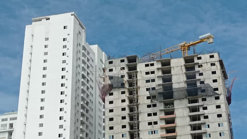 Edificio en proceso de construcción