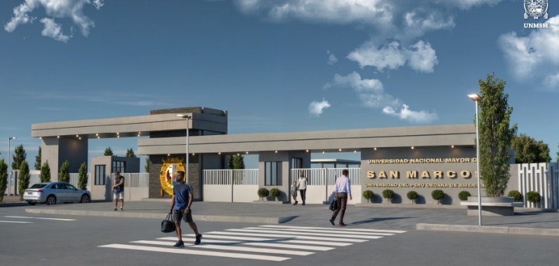 UNMSM avanza con obras en las Puertas N.° 2 y N.° 3 por construcción de la estación San Marcos de la Línea 2 del Metro