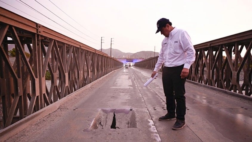 Puente Santa Clara en Lima