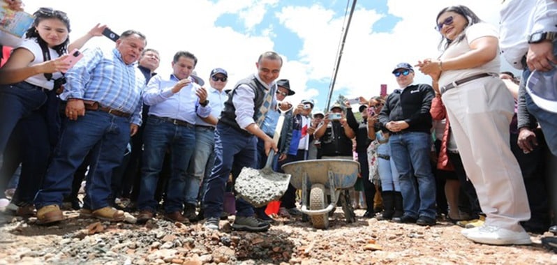 inicio de construcción de puente
