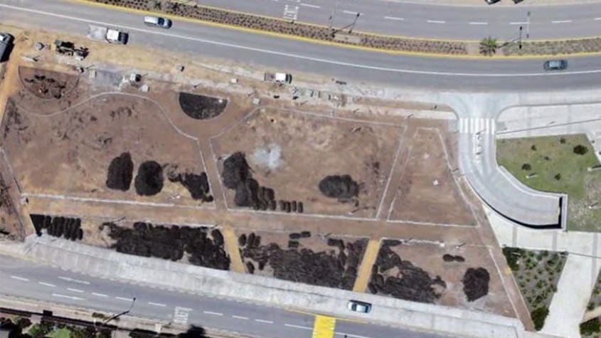 Chile: Construyen nuevo parque junto al edificio municipal