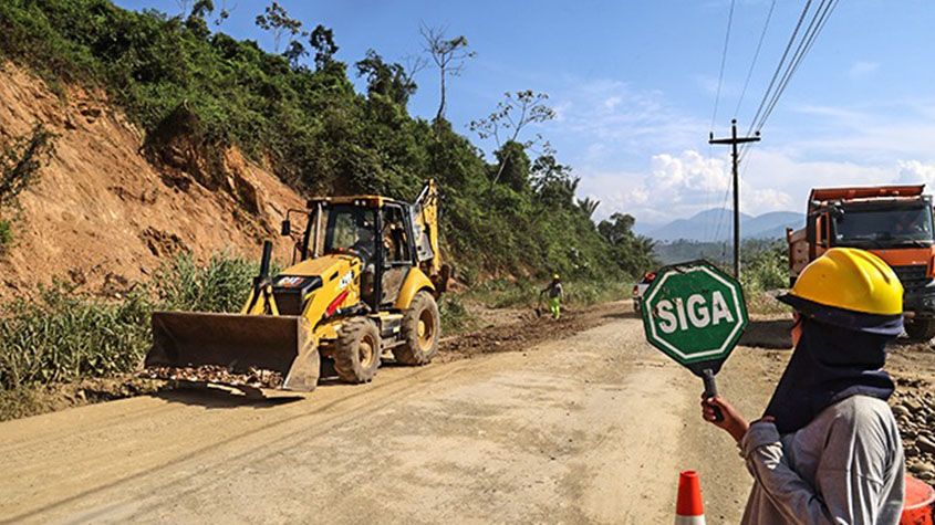 obras de mejoramiento de vías