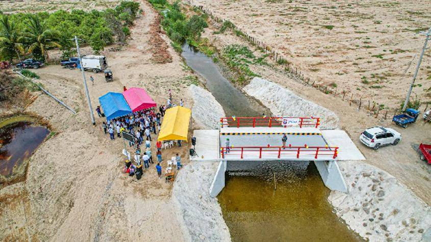 Inauguran puente Las Vegas para fortalecer economía en el Medio Piura