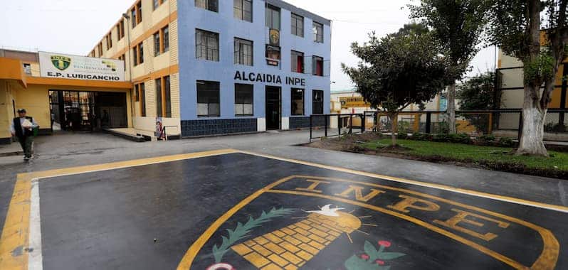 Patio de penal del INPE