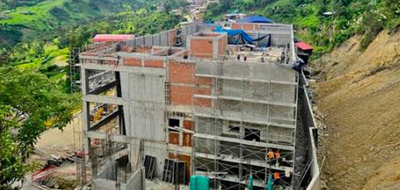Cajamarca: Construcción del Centro de Salud La Ramada registra avance del 35%