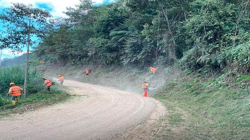 pista de tierra