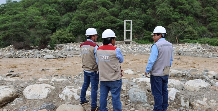 Lambayeque: Construcción de puente Agua Blanca de Olmos tiene un 60% de avance