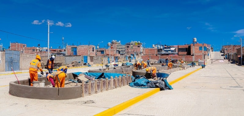 Obras de mejoramiento en Espinar