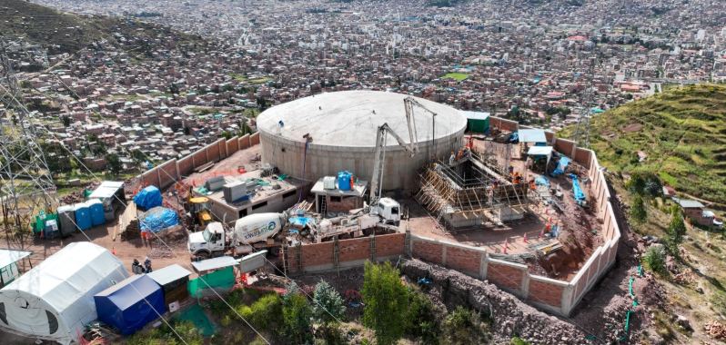 Obras de agua en Cusco