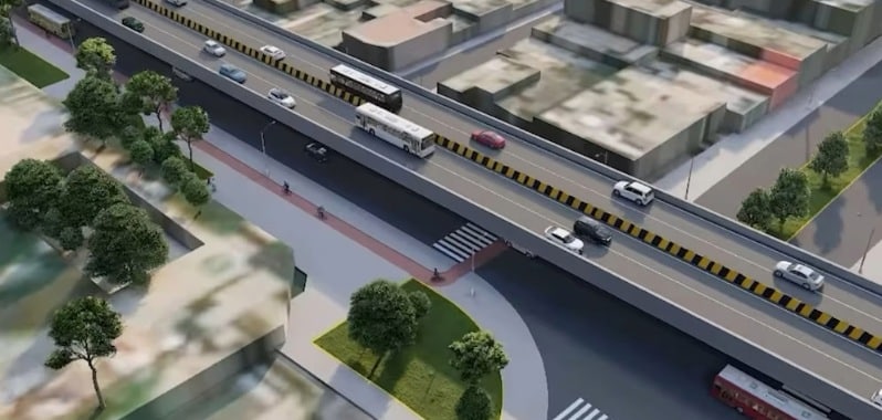 Viaducto en Chorrillos