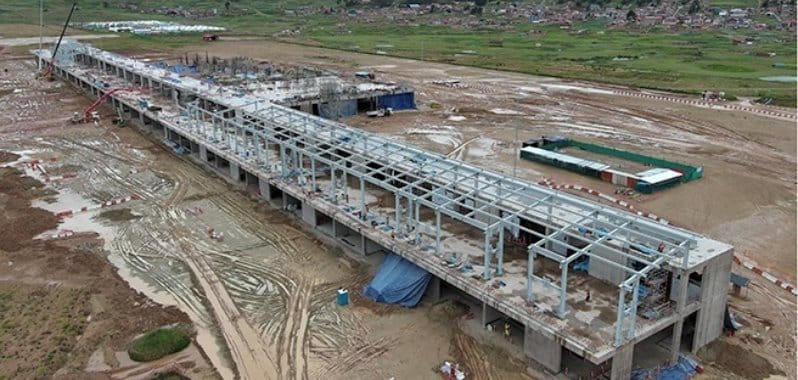 Aeropuerto Internacional de Chinchero alcanza 31.2% de avance en su construcción