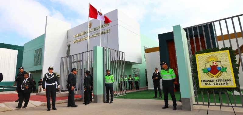 Inauguran comisaría en nuevo aeropuerto Jorge Chávez con capacidad para 200 policías