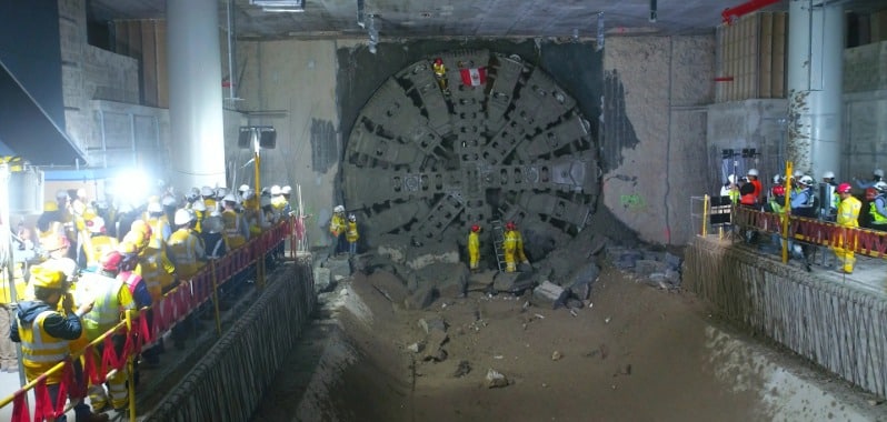 Línea 2 del Metro de Lima: La tuneladora ‘Delia’ llegó a la Estación Tingo María
