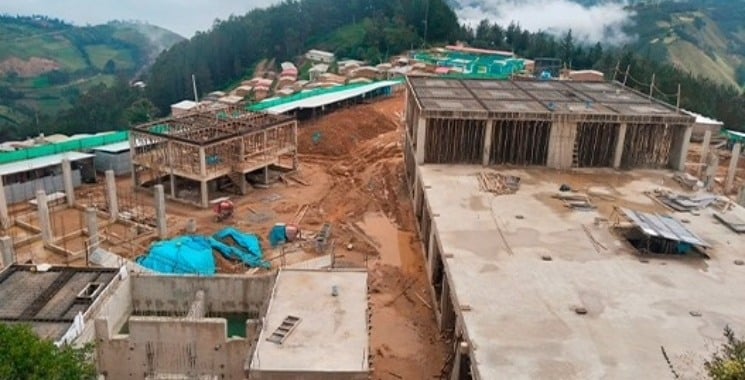 construcción de centro de salud