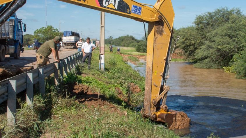 Paraguay: Lote 1 del Corredor Vial Bioceánico refuerza drenaje contra inundaciones en Mariscal Estigarribia