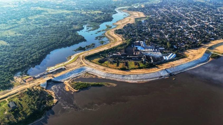 Paraguay: Inician trabajos de limpieza para la segunda etapa de la Defensa Costera de Pilar