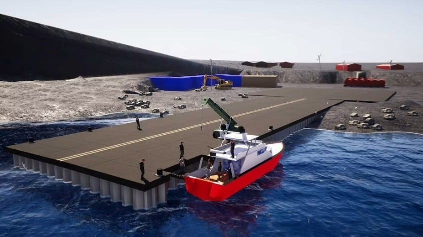 Chile construirá un puerto en la Base Antártica Frei con una inversión de US$ 30,9 millones