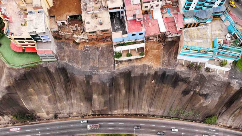Alerta en la Costa Verde: Construcciones al borde del acantilado podrían colapsar ante un sismo