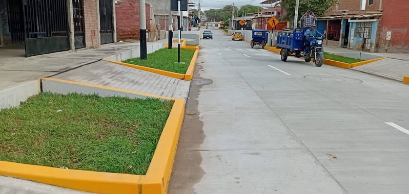 pistas y veredas de Nueva Esperanza