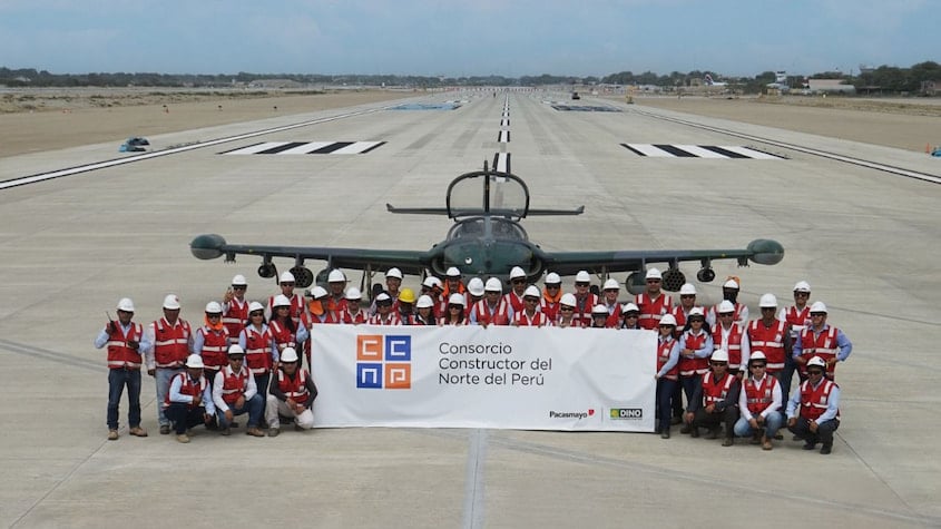 construcción de nueva pista del Aeropuerto de Piura