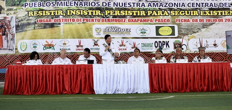 Ejecutivo y pueblos originarios