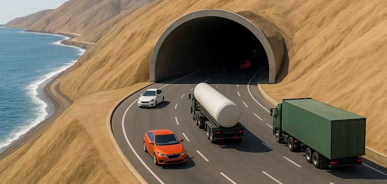 Proponen construir túnel de 15 km entre Ancón y Chancay para evitar más accidentes en la variante Pasamayo