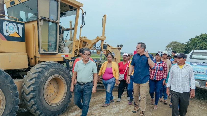 obra vial en ejecución