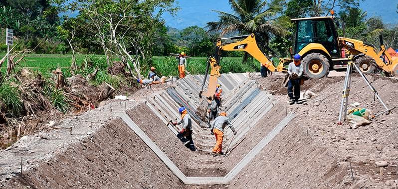 San Martín: Canal de riego Principal Luchador – Shica alcanza 80% de avance