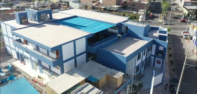 Arequipa: Avanza al 50% modernización de la I.E. Medalla Milagrosa en Hunter