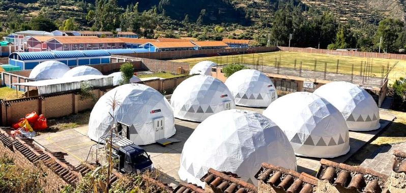 Instalarán más de 100 aulas de emergencia tipo domo en 10 regiones del país